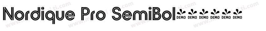 Nordique Pro SemiBol字体转换